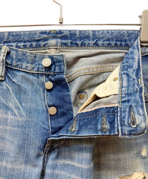 Hysteric Glamour（ヒステリックグラマー）Hysteric Glamour (ヒステリックグラマー) スタッズポケット ボタンフライデニム インディゴ サイズ:34の古着・服飾アイテム