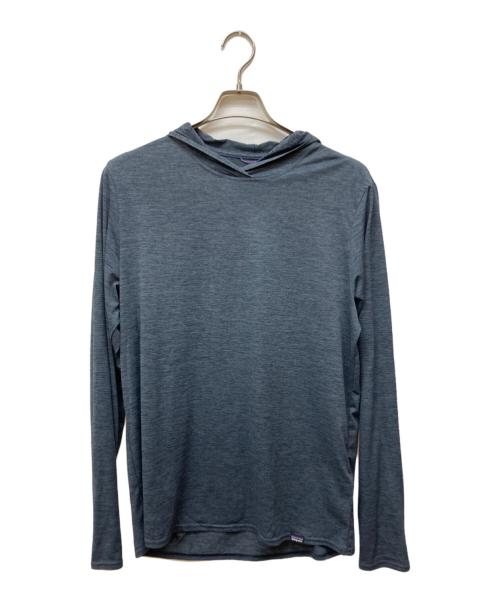 Patagonia（パタゴニア）Patagonia (パタゴニア) キャプリーン・クール・デイリー・フーディ グレー サイズ:mの古着・服飾アイテム