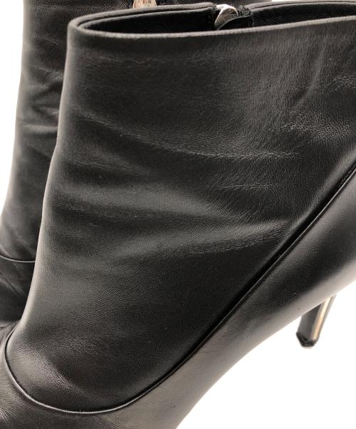CHANEL（シャネル）CHANEL (シャネル) ヒールショートブーツ ブラック サイズ:SIZE 41の古着・服飾アイテム