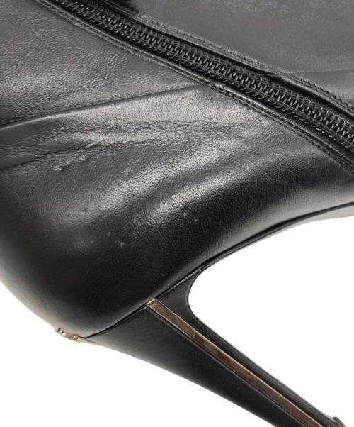 CHANEL（シャネル）CHANEL (シャネル) ヒールショートブーツ ブラック サイズ:SIZE 41の古着・服飾アイテム