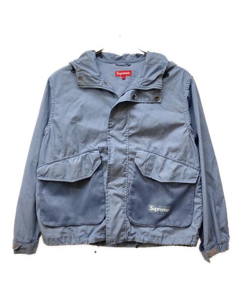 SUPREME（シュプリーム）Supreme (シュプリーム) MESH POCKET CARGO JACKET ブルー サイズ:Sの古着・服飾アイテム