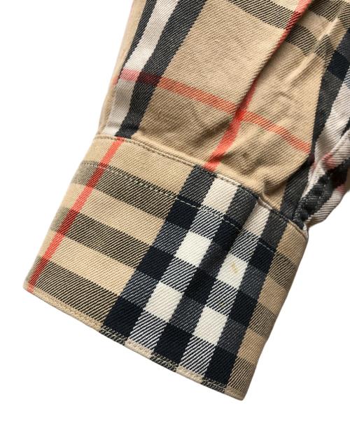 Burberry's（バーバリー）Burberry's (バーバリーズ) シャドーホースノヴァチェックシャツ ベージュ サイズ:Lの古着・服飾アイテム