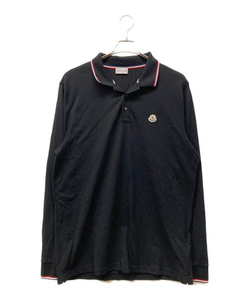 MONCLER（モンクレール）MONCLER (モンクレール) MAGLIA POLO MANICA LUNGA ブラック サイズ:SIZE XXXLの古着・服飾アイテム
