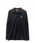 MONCLER（モンクレール）の古着「MAGLIA POLO MANICA LUNGA」｜ブラック