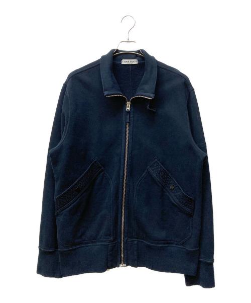 STONE ISLAND（ストーンアイランド）STONE ISLAND (ストーンアイランド) 2010AW ジップアップスウェット ネイビー サイズ:SIZE XXLの古着・服飾アイテム