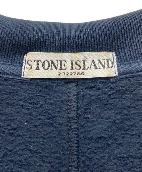 STONE ISLAND（ストーンアイランド）STONE ISLAND (ストーンアイランド) 2010AW ジップアップスウェット ネイビー サイズ:SIZE XXLの古着・服飾アイテム