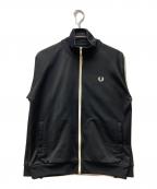 FRED PERRY×BEAMSフレッドペリー×ビームス）の古着「別注 トラックジャケット」｜ブラック×ホワイト