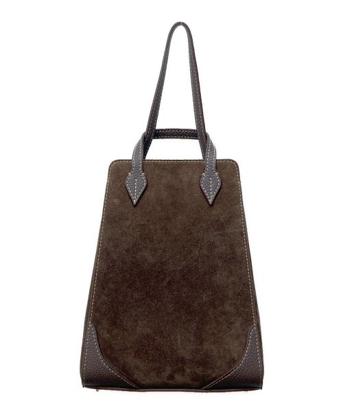 ACATE（アカーテ）ACATE (アカーテ) MERISI ワンハンドバッグ ブラウンの古着・服飾アイテム