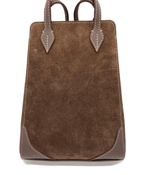 ACATE（アカーテ）ACATE (アカーテ) MERISI ワンハンドバッグ ブラウンの古着・服飾アイテム