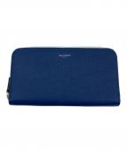 PELLE MORBIDAペッレモルビダ）の古着「ラウンドジップウォレット」｜ブルー