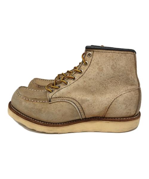 RED WING（レッドウィング）RED WING (レッドウィング) 6' CLASSIC MOC TOE BOOT ベージュ サイズ:7 1/2の古着・服飾アイテム