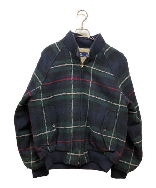 POLO RALPH LAUREN（ポロ・ラルフローレン）POLO RALPH LAUREN (ポロ・ラルフローレン) ビッグタータンチェック スイングトップ グリーン×ネイビー サイズ:SIZE Mの古着・服飾アイテム
