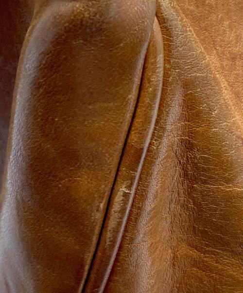 IL BISONTE（イル ビゾンテ）IL BISONTE (イル ビゾンテ) レザーショルダーバッグ ブラウンの古着・服飾アイテム