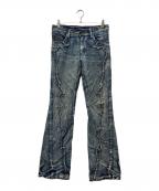 SEMANTIC DESIGNセマンティックデザイン）の古着「ブーツカットジーンズ」｜インディゴ