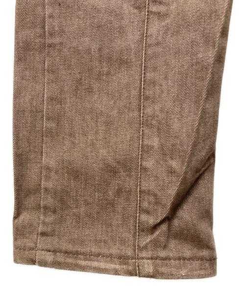 SEMANTIC DESIGN（セマンティックデザイン）SEMANTIC DESIGN (セマンティックデザイン) スネークパーツ ブーツカットジーンズ ブラウン サイズ:Mの古着・服飾アイテム