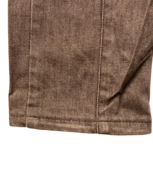 SEMANTIC DESIGN（セマンティックデザイン）SEMANTIC DESIGN (セマンティックデザイン) スネークパーツ ブーツカットジーンズ ブラウン サイズ:Mの古着・服飾アイテム