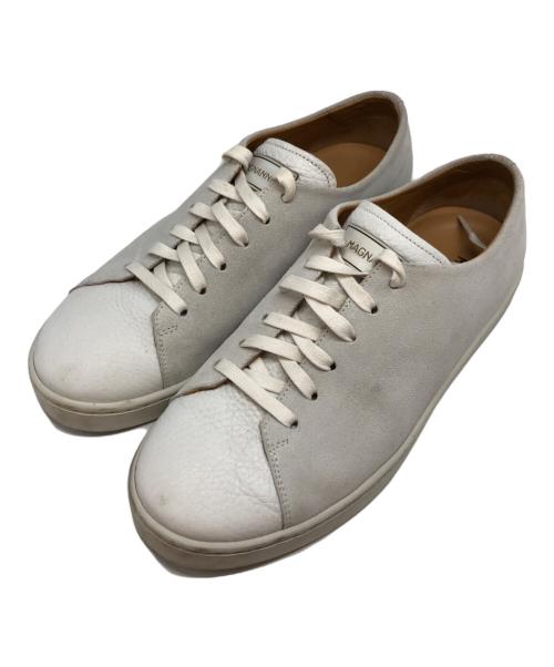 MAGNANNI（マグナーニ）MAGNANNI (マグナーニ) レザースニーカー グレー サイズ:SIZE 38の古着・服飾アイテム