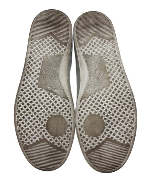 MAGNANNI（マグナーニ）MAGNANNI (マグナーニ) レザースニーカー グレー サイズ:SIZE 38の古着・服飾アイテム