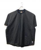 SEESEEシーシー）の古着「WOOL SUPER BIG ROUND SS T」｜ブラック