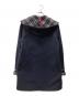 BURBERRY BLUE LABEL (バーバリーロンドンブルーレーベル) ダッフルコート ネイビー サイズ:38：10000円
