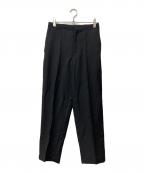 COMME des GARCONSコムデギャルソン）の古着「アーカイブウールモヘヤスラックス」｜ブラック