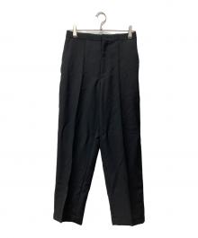 COMME des GARCONS（コムデギャルソン）の古着「アーカイブウールモヘヤスラックス」｜ブラック