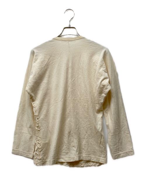 COMME des GARCONS COMME des GARCONS（コムデギャルソン コムデギャルソン）COMME des GARCONS COMME des GARCONS (コムデギャルソン コムデギャルソン) トッパーカーディガン ベージュ サイズ:Mの古着・服飾アイテム
