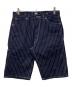 SUGAR CANE（シュガーケーン）の古着「9oz. WABASH STRIPE ZIP FLY SHORT」｜ネイビー