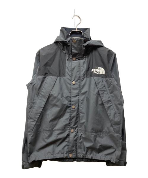 THE NORTH FACE（ザ ノース フェイス）THE NORTH FACE (ザ ノース フェイス) Mountain Raintex Jacket  グレー×ブラック サイズ:Mの古着・服飾アイテム