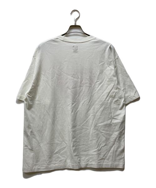 HUMAN MADE（ヒューマンメイド）HUMAN MADE (ヒューマンメイド) 25SS ハートロゴプリントtシャツ ホワイト×オレンジ サイズ:２XLの古着・服飾アイテム