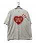 HUMAN MADE（ヒューマンメイド）の古着「25SS ハートロゴプリントtシャツ」｜ホワイト×オレンジ