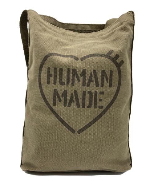 HUMAN MADE（ヒューマンメイド）HUMAN MADE (ヒューマンメイド) 25SS MILITARY MINI SHOULDER BAG カーキの古着・服飾アイテム