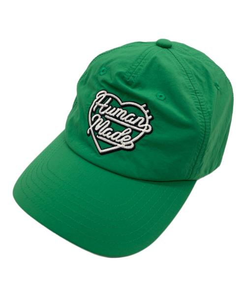 HUMAN MADE（ヒューマンメイド）HUMAN MADE (ヒューマンメイド) 5PANEL NYLON CAP グリーンの古着・服飾アイテム