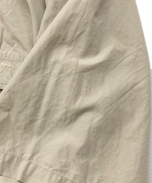 CHAPS RALPH LAUREN（チャップス ラルフローレン）CHAPS RALPH LAUREN (チャップス ラルフローレン) 刺繍デザイン オープンカラーシャツ ベージュ サイズ:3XLの古着・服飾アイテム
