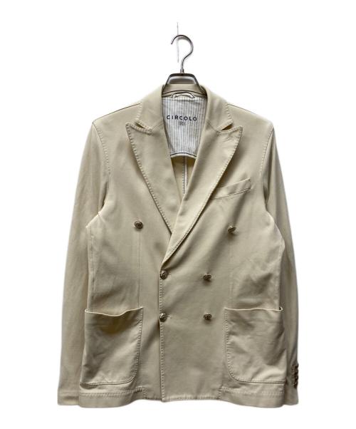 CIRCOLO 1901（チルコロ1901）Circolo 1901 (チルコロ1901) テーラードジャケット ベージュ サイズ:48の古着・服飾アイテム