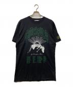 RAF SIMONSラフシモンズ）の古着「22SS GRIMCRAWLER OVERSIZED T-SHIRT」｜ブラック×グリーン
