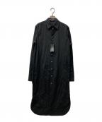 ANN DEMEULEMEESTERアンドゥムルメステール）の古着「シャツワンピース」｜ブラック