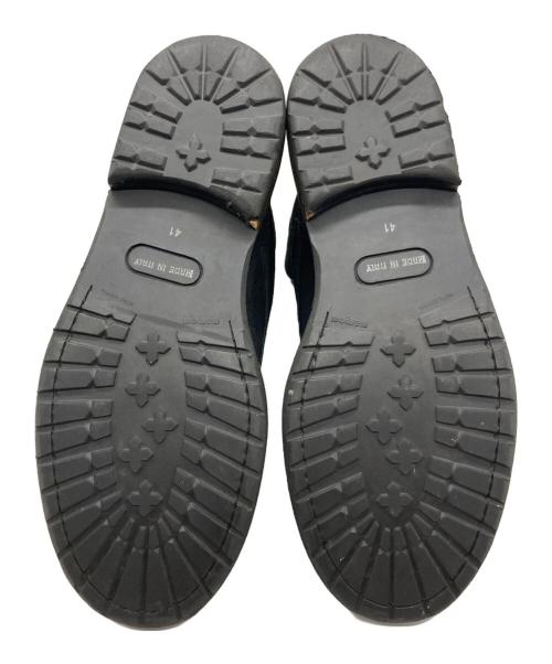 ANN DEMEULEMEESTER（アンドゥムルメステール）ANN DEMEULEMEESTER (アンドゥムルメステール) ジップアップブーツ ブラック サイズ:41の古着・服飾アイテム