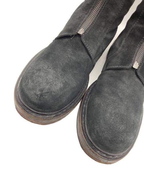 ANN DEMEULEMEESTER（アンドゥムルメステール）ANN DEMEULEMEESTER (アンドゥムルメステール) ジップアップブーツ ブラック サイズ:41の古着・服飾アイテム