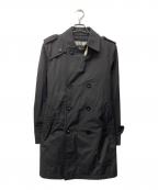 BURBERRY BLACK LABELバーバリーブラックレーベル）の古着「ノヴァチェック ライナー付トレンチコート」｜ブラック