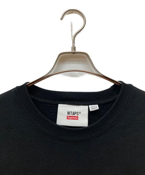 WTAPS（ダブルタップス）WTAPS (ダブルタップス) Supreme (シュプリーム) Crewneck ブラック サイズ:Mの古着・服飾アイテム