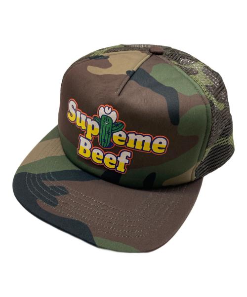SUPREME（シュプリーム）Supreme (シュプリーム) カモ柄キャップ グリーンの古着・服飾アイテム
