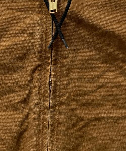 CarHartt（カーハート）CarHartt (カーハート) フーデッドアクティブベスト ブラウン サイズ:Mの古着・服飾アイテム