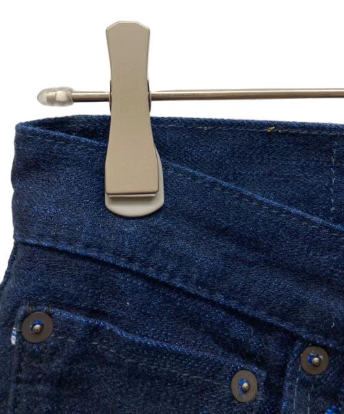 正藍屋（ショウアイヤ）正藍屋 (ショウアイヤ) 青耳デニムパンツ インディゴ サイズ:３２の古着・服飾アイテム