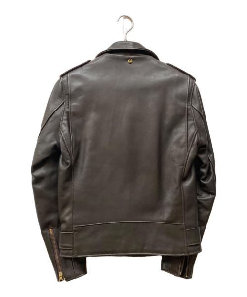Schott（ショット）Schott (ショット) UNITED ARROWS (ユナイテッドアローズ) 別注 ワンスター ダブルライダースジャケット ブラウン サイズ:36の古着・服飾アイテム