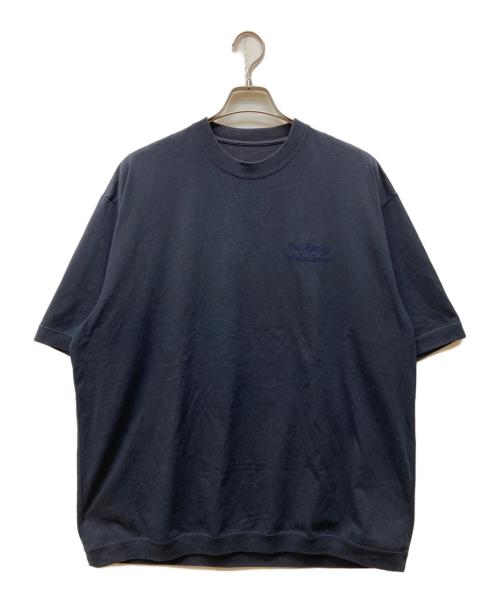 The Ennoy Professional（ザ エンノイ プロフェッショナル）THE ENNOY PROFESSIONAL (ザ エンノイ プロフェッショナル) Short Sleeve Hem Rib Tee ネイビー サイズ:ＸＬの古着・服飾アイテム