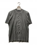 ISSEY MIYAKEイッセイミヤケ）の古着「切替Tシャツ」｜グレー