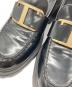 中古・古着 TOD'S (トッズ) タイムレス厚底レザーシューズ ブラック サイズ:37：10000円