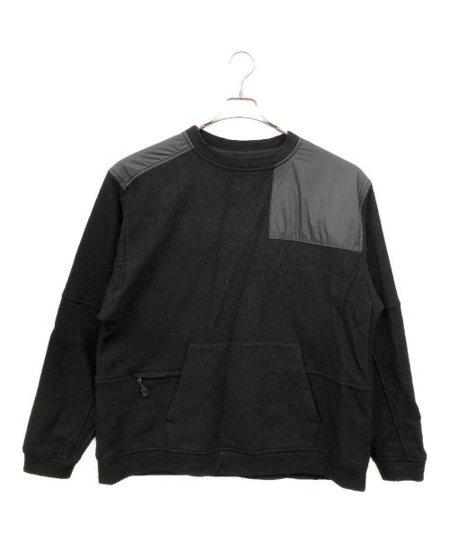 THE NORTHFACE PURPLELABEL（ザ・ノースフェイス パープルレーベル）THE NORTHFACE PURPLELABEL (ザ・ノースフェイス パープルレーベル) Wool Field Pullover Crewneck ブラック サイズ:XLの古着・服飾アイテム