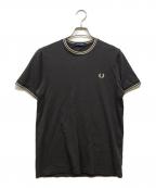 FRED PERRYフレッドペリー）の古着「Twin Tipped T-Shirt」｜グレー